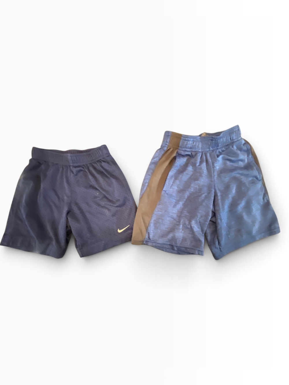 Nike Kids Navy and Light Blue Athletic Shorts Set